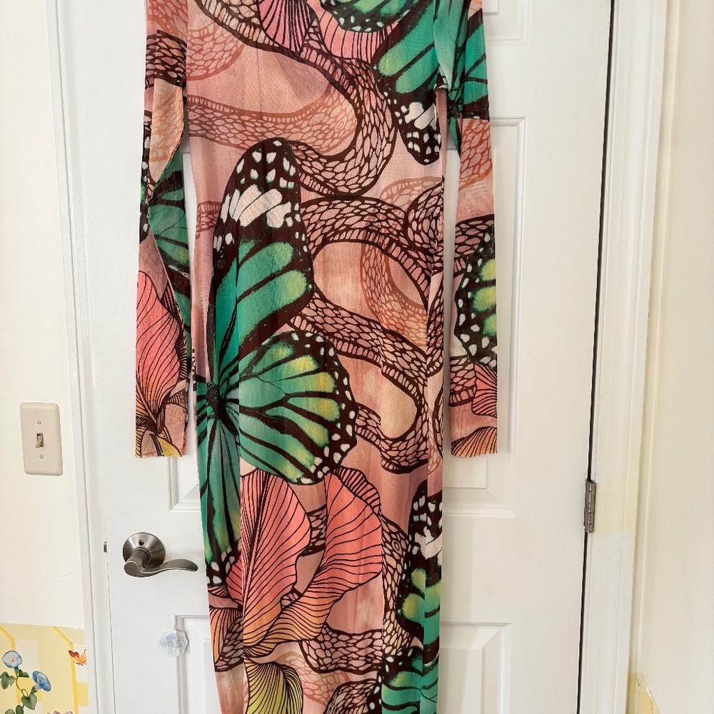 Butterfly Maxi Dress